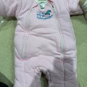 Pink Baby Sleepsuit